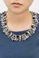 Bree Iridescent Collar Necklace - Stunning Statement Piece, Necklaces, $ 25.00, A Moment Of Now™